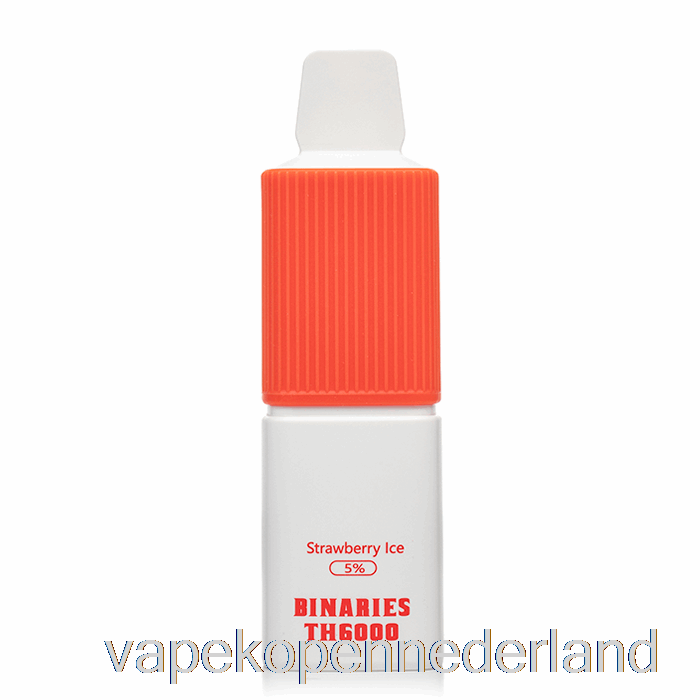 Elektronische Sigaret Vape Horizon Binaire Bestanden Th6000 Wegwerp Aardbeienijs